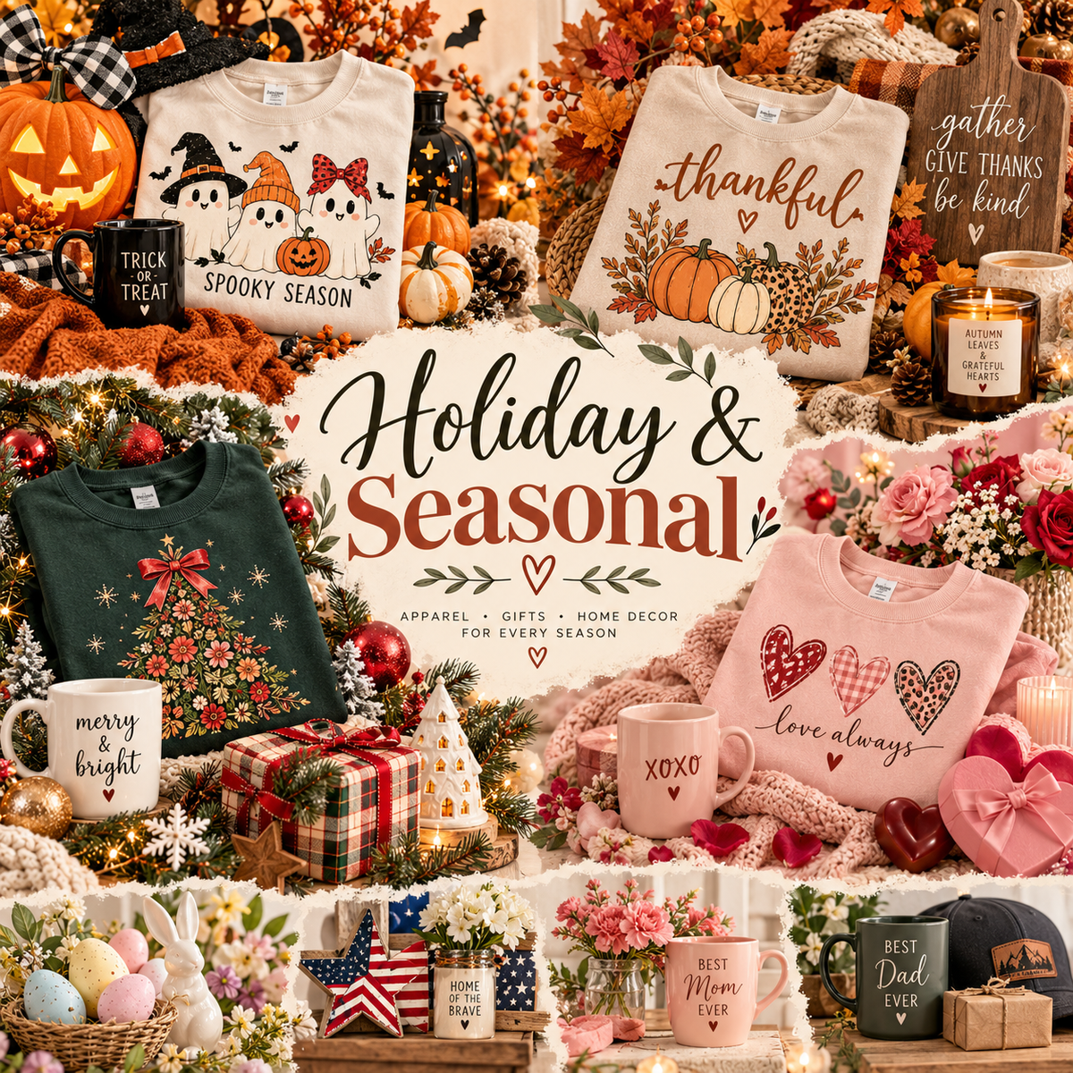 Holiday & Seasonal 🎃🎄💝