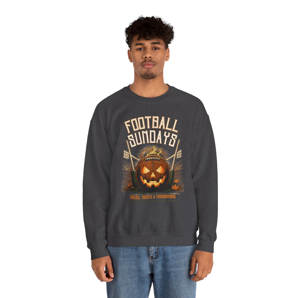 🎃 Football Sundays Halloween Crewneck Sweatshirt 🏈
