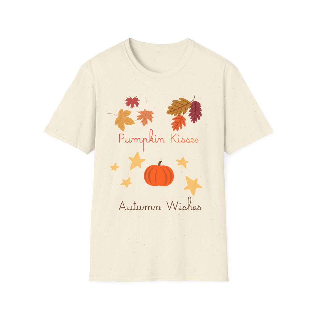 Pumpkin Kisses & Autumn Wishes Fall T-Shirt