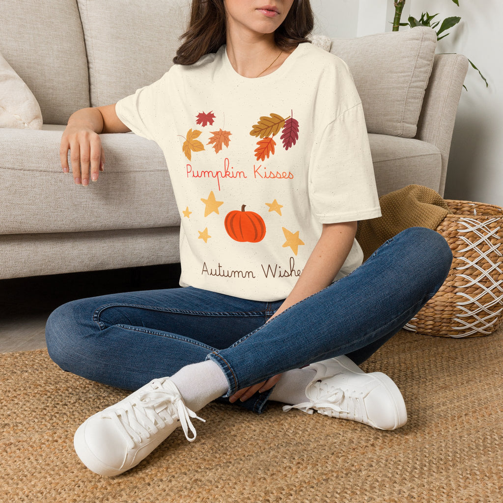 Pumpkin Kisses & Autumn Wishes Fall T-Shirt