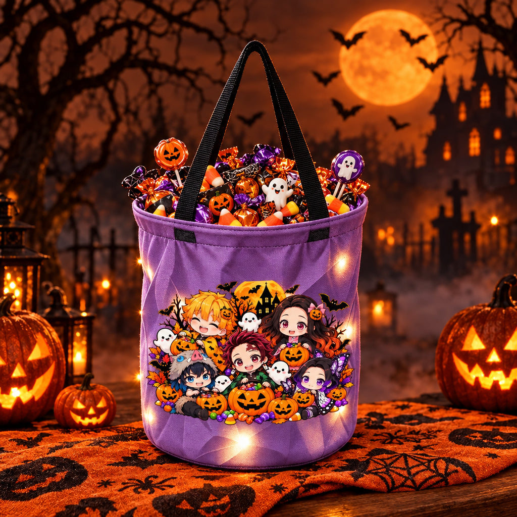 Light-Up Halloween Trick-or-Treat Bag 🎃✨