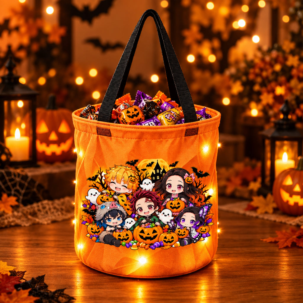 Light-Up Halloween Trick-or-Treat Bag 🎃✨