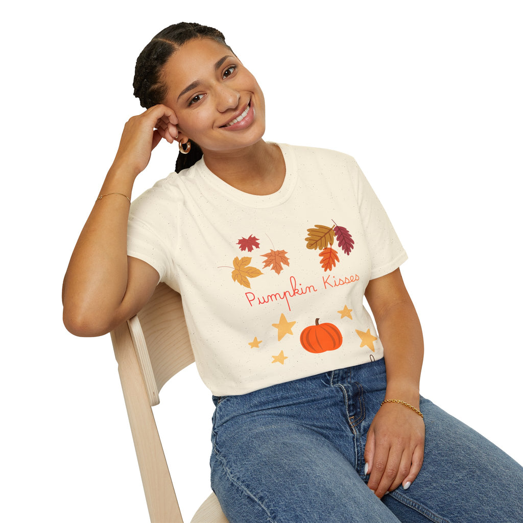 Pumpkin Kisses & Autumn Wishes Fall T-Shirt