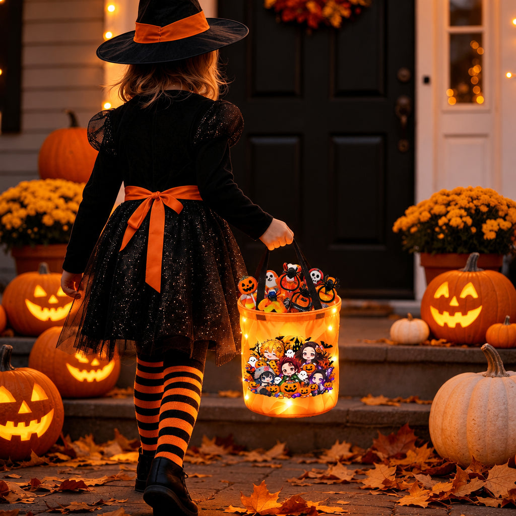Light-Up Halloween Trick-or-Treat Bag 🎃✨