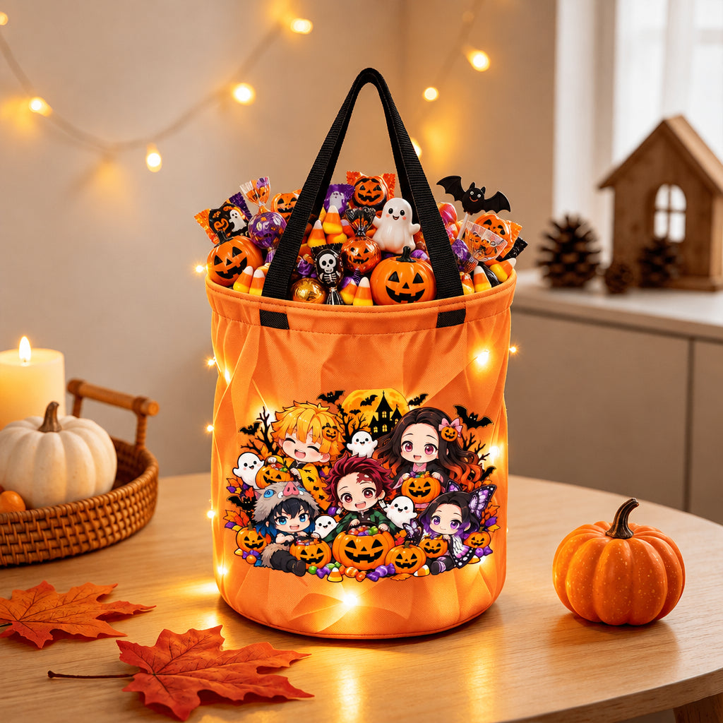 Light-Up Halloween Trick-or-Treat Bag 🎃✨