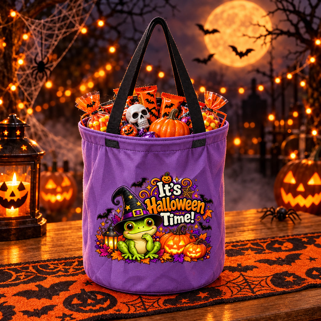 It’s Halloween Time Light-Up Trick-or-Treat Bag 🎃🐢