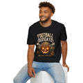 Football Sundays Halloween T-Shirt | Pumpkin Football Game Day Tee