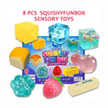 8-Piece Mystery Squishy Sensory Toy Box